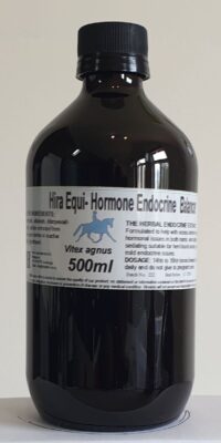 Amber bottle contains 500ml of Vitex agnus-castus