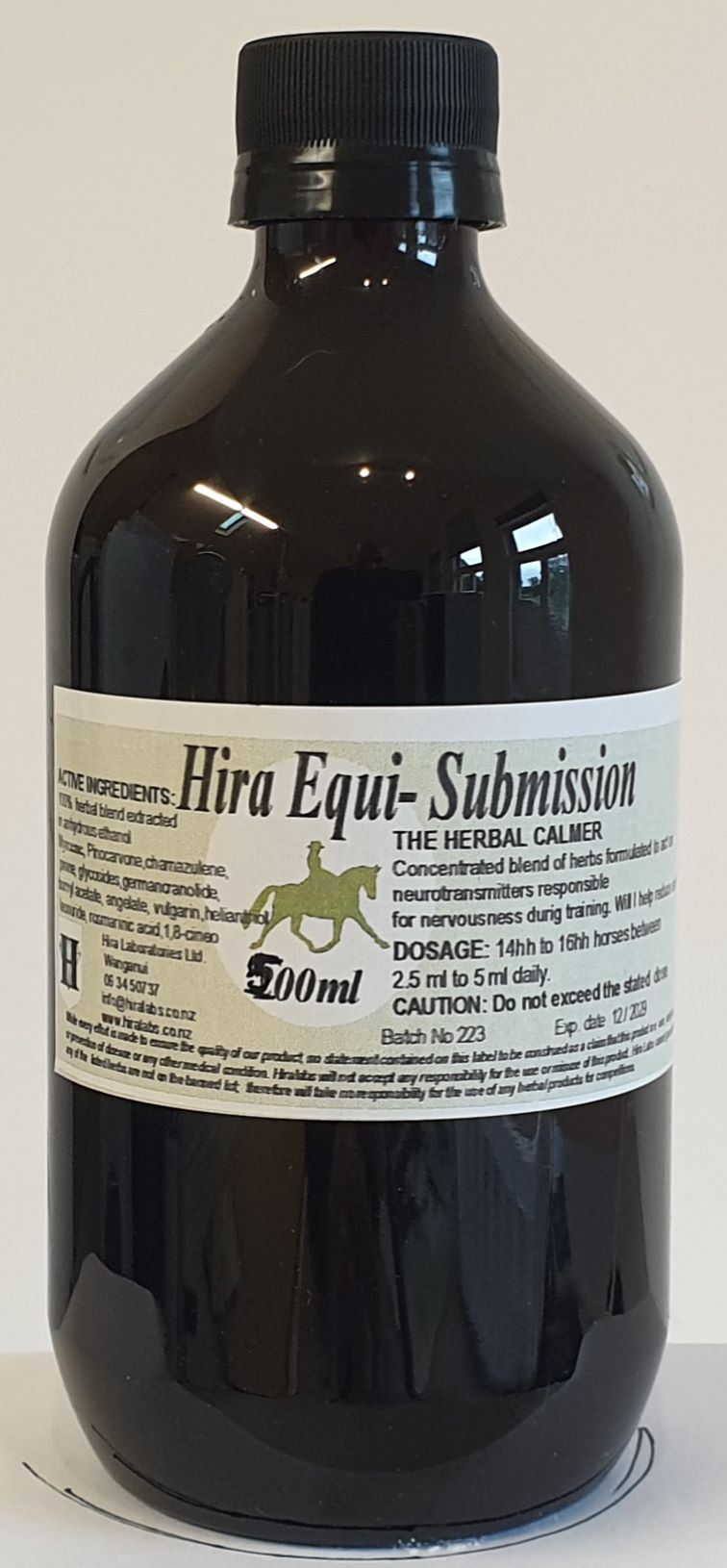 an amber bottle contains herbal formulated extract