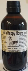 An amber bottle contains 200ml St. John's Wort Extract